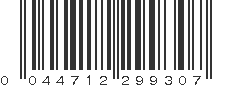 UPC 044712299307