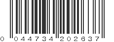 UPC 044734202637