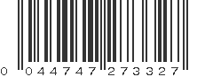 UPC 044747273327