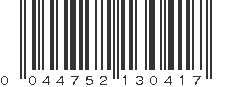 UPC 044752130417