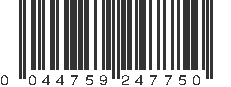 UPC 044759247750