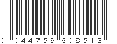 UPC 044759608513