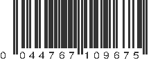 UPC 044767109670