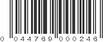 UPC 044769000246