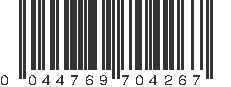 UPC 044769704267