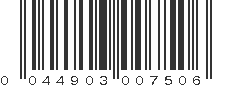 UPC 044903007506