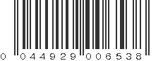 UPC 044929006538