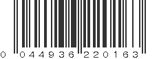 UPC 044936220163