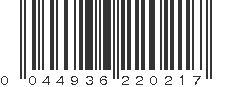 UPC 044936220217