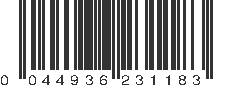 UPC 044936231183