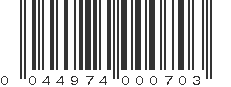 UPC 044974000703