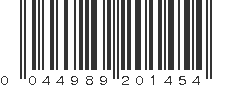 UPC 044989201454