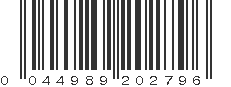 UPC 044989202796