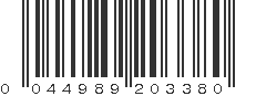 UPC 044989203380