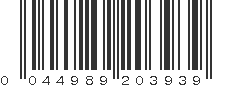 UPC 044989203939