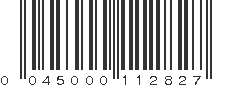 UPC 045000112827