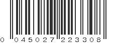 UPC 045027223308