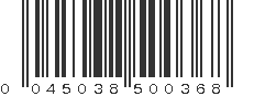 UPC 045038500368