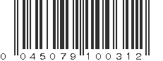 UPC 045079100312