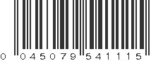 UPC 045079541115