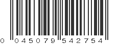 UPC 045079542754