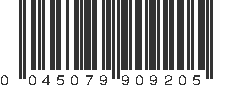 UPC 045079909205