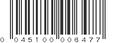 UPC 045100006477