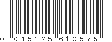 UPC 045125613575