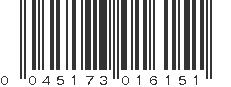 UPC 045173016151