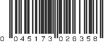 UPC 045173026358