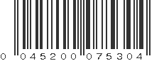 UPC 045200075304