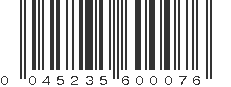 UPC 045235600076