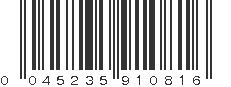 UPC 045235910816