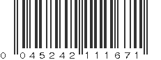 UPC 045242111671