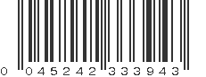 UPC 045242333943