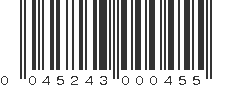 UPC 045243000455