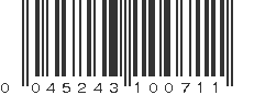 UPC 045243100711