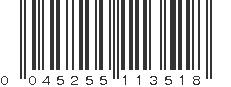 UPC 045255113518