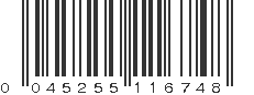 UPC 045255116748