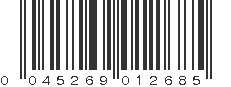 UPC 045269012685