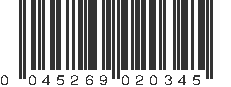 UPC 045269020345