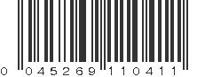 UPC 045269110411