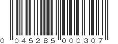 UPC 045285000307