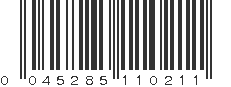 UPC 045285110211