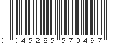 UPC 045285570497