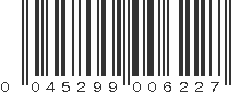 UPC 045299006227