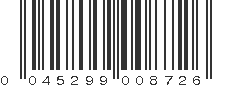 UPC 045299008726