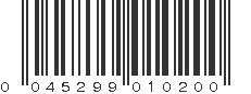 UPC 045299010200