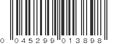 UPC 045299013898