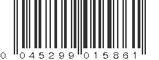 UPC 045299015861